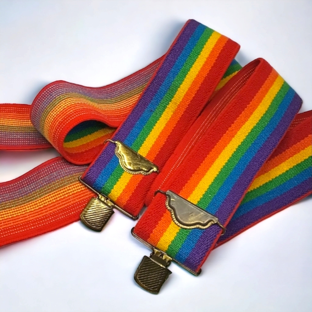 Vintage - Rainbow Suspenders